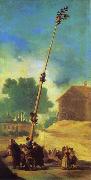 Francisco Jose de Goya The Greasy Pole (La Cucana) Spain oil painting artist